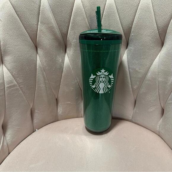 Starbucks Starbucks Green Apron Cup Partners Only 2024 24oz Plastic Tumbler!! - Picture 1 of 3
